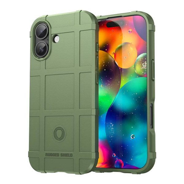 iPhone 17 Skal med Full Coverage och Stötskydd - TPU Grön