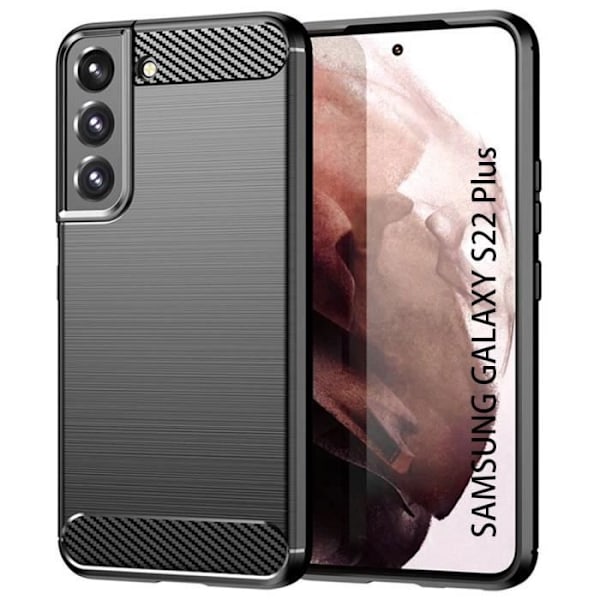 Skyddsfodral till Samsung S22 Plus - PROSHOP - Svart - Designfunktioner - Silikon - Anti-Shock Svart