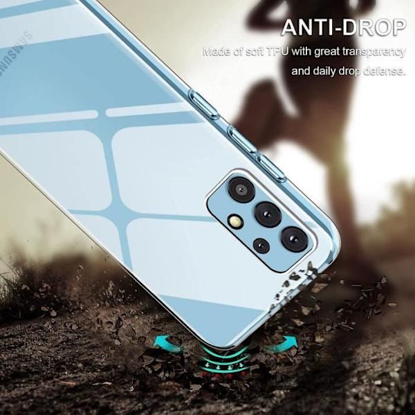 Transparent fodral till Samsung A32 4G - PROSHOP - Mjukt förstärkt skydd - Anti-chock silikon Transparent