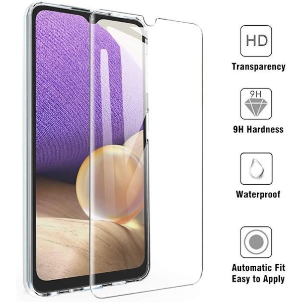 VSHOP®Härdat glas för Samsung Galaxy A32 5G, Skärmskydd Anti-repor - utan luftbubblor - Ultra tålig Hårdhet 9