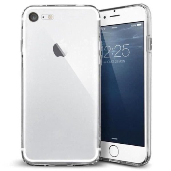 Coque - Apple - iPhone 8 - Mjuksilikon - Transparent - Lätt och oömtålig Transparent