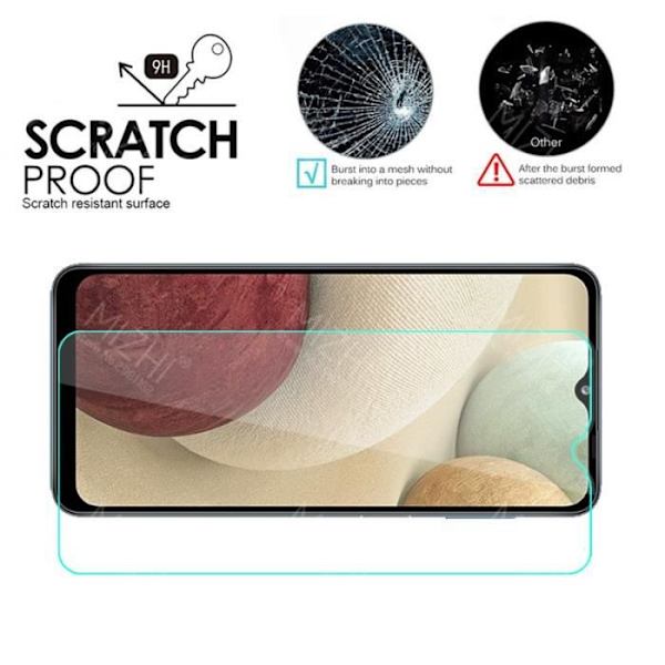 2st För Samsung A12 För samsung galaxy a12 härdat glas för samsung a12 a 12 2021 skärmskydd samsun galaxy i a 12 fi