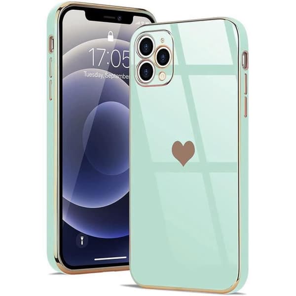 Coque - BOOLING - för iPhone 12 Pro Max - Turkos - Stötsäker - Repfria Turkos
