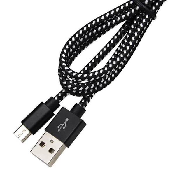 Mikro Laddare USB Kabel Snabbladdare i Nylonfläta för Samsung Galaxy S7 NMKVS1325