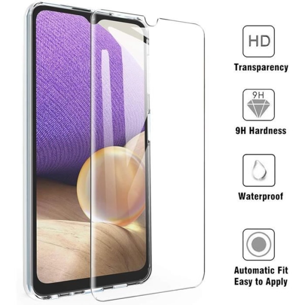 VSHOP® Skærmbeskytter i hærdet glas, til Samsung Galaxy A32 5G, gennemsigtig