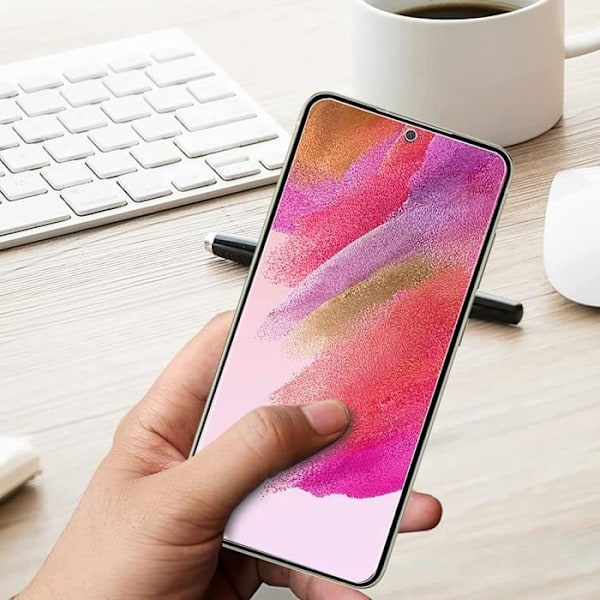 Härdat glas skyddsfilm - Samsung - Galaxy S21 FE 5G - 9H hårdhet - Reptålig - 3 delar