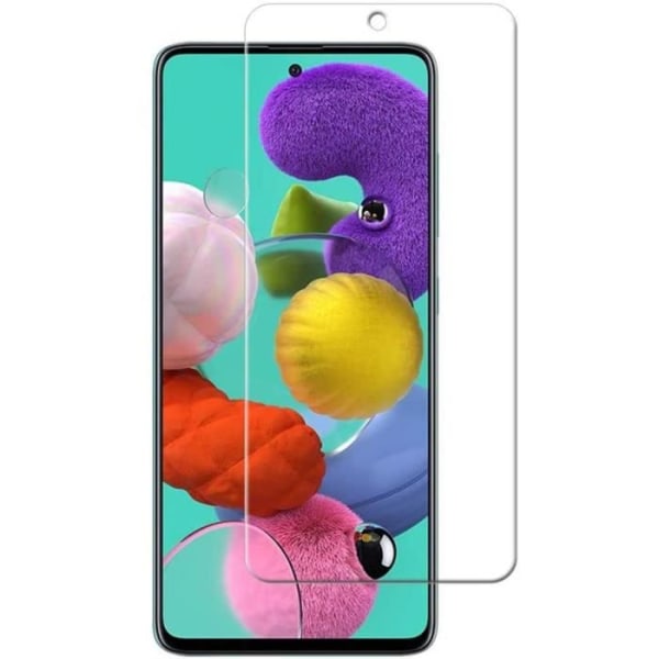Härdat glas för Samsung Galaxy A51, skärmskydd glasskydd 0,26 mm, 9H hårdhet, anti repor, fri från luftbubblor,