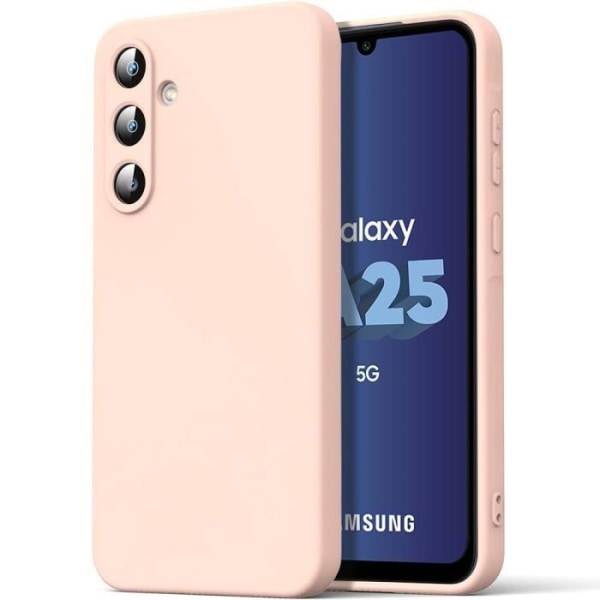 Silikonetui til Samsung Galaxy A25 5G - Ultra tynd anti-ridsebeskyttelse Pink