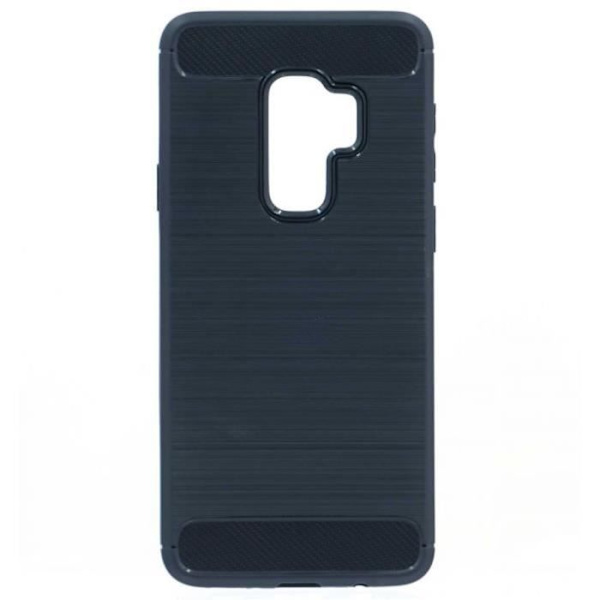 Coque - Samsung - Galaxy S9 Plus - Sculos - Svart - Borstat kolfiber-effekt Svart