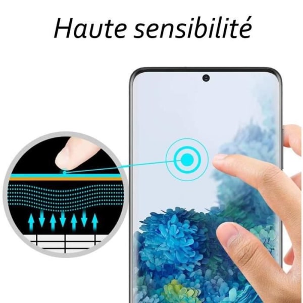 Hærdet glas til Samsung Galaxy S21 beskyttelsesfilm i 3D fuld dækning med Stylus Toproduits®