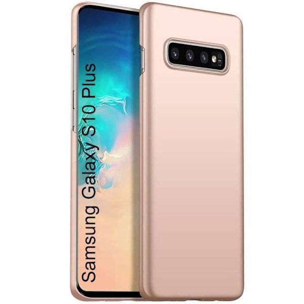 Beskyttelsescover til Samsung Galaxy S10 Plus - PROSHOP - Blødt - Guld gyllene