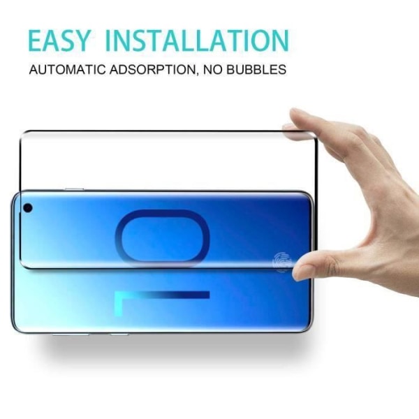 För Samsung Galaxy S10 härdat glas, [9H hårdhet] HD Ultra Clear skärmskydd i härdat glas för Samsung Galaxy S10 -