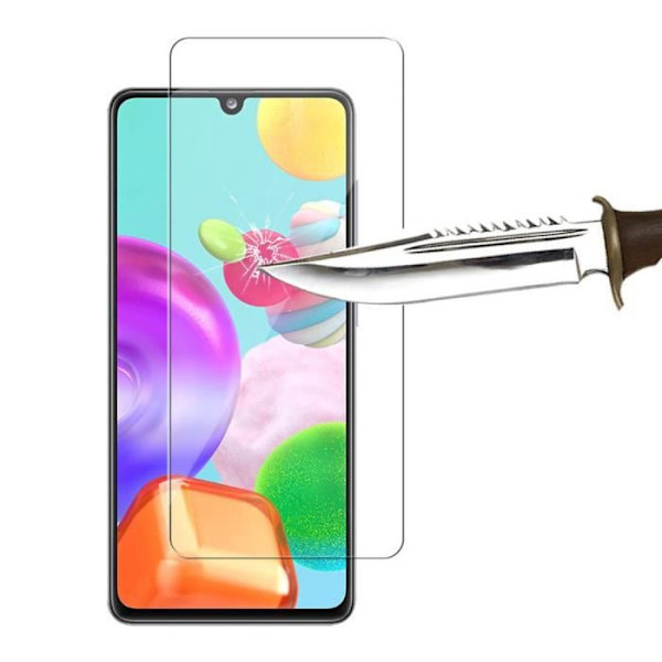 För Samsung Galaxy A41 6.1": 1 skärmskydd i härdat glas
