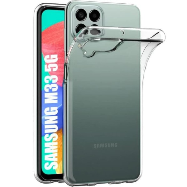 Silikonfodral till Samsung Galaxy M33 5G Ultra Slim Transparent