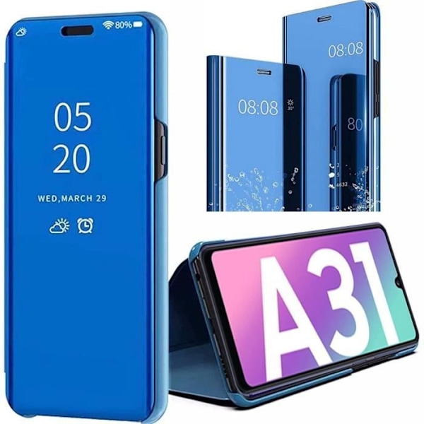 Skyddsfodral till Samsung Galaxy A31 - PROSHOP - SMART VIEW 368 grader - Blå Blå