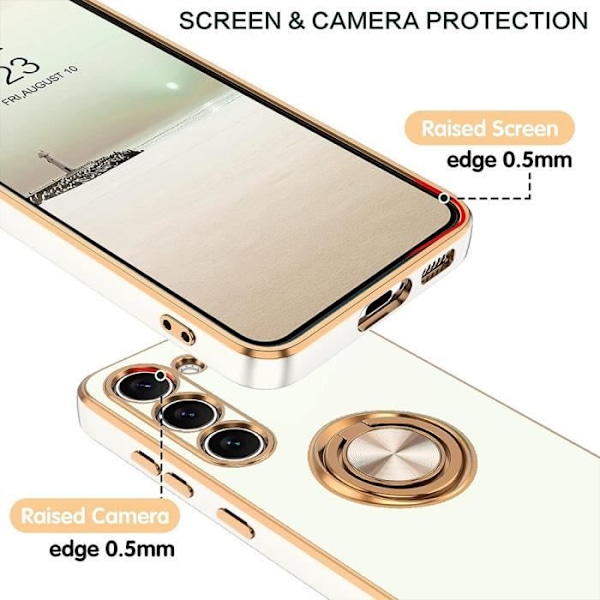 Ringetui til Samsung Galaxy S20 FE Anti-Scratch TPU Slim Soft - Hvid Vit