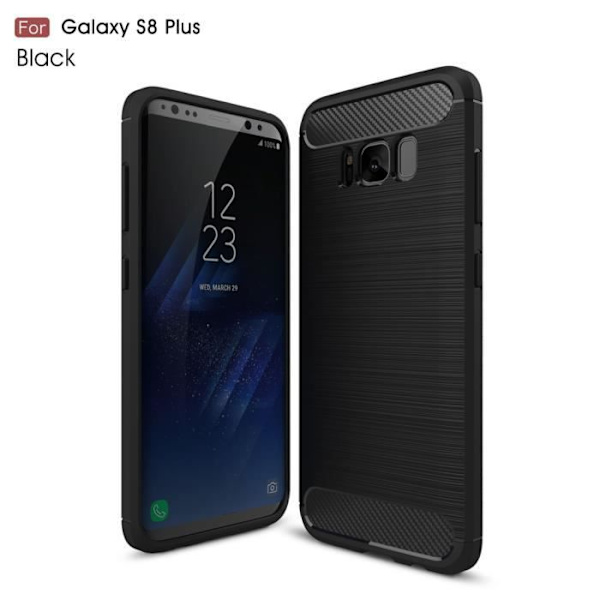 Coque - Samsung - Galaxy S8 - Ultra-Lätt - Flexibel - Full åtkomst till portar Svart