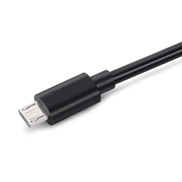 2 Micro USB-laddarkablar - 1M - Svart Svart