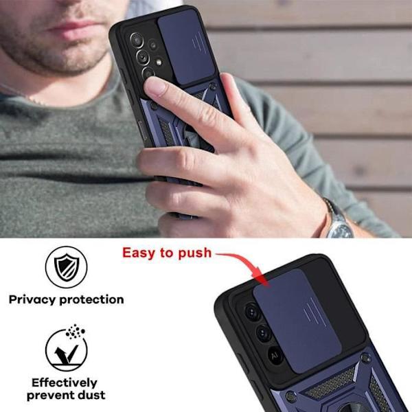 Fodral - PROSHOP - Samsung A32 5G - Army - Stötsäker - Anti-Scratch marinblå