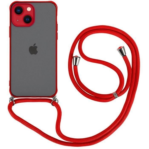 Skyddsskal - PROSHOP - iPhone 13 - Styv - Röd - Stötdämpande Röd