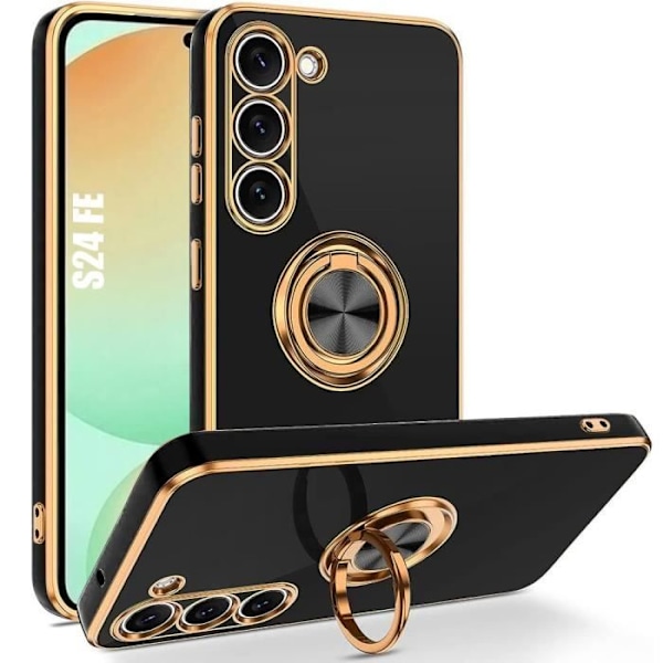Skyddande skal - BOOLING - iPhone 16 - Svart silikon - Stötabsorberande - Avtagbart mångfärgat armband Svart