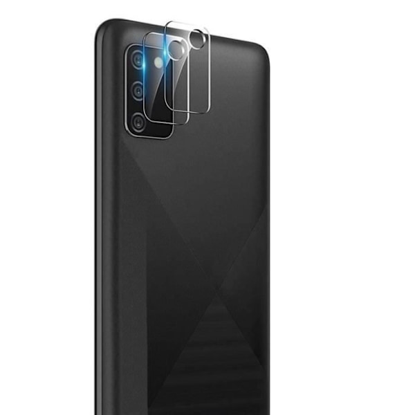 Skyddsglas i härdat glas - BOOLING - Samsung Galaxy A02s - Paket med 2 - Anti-rester - Stöttålig Transparent