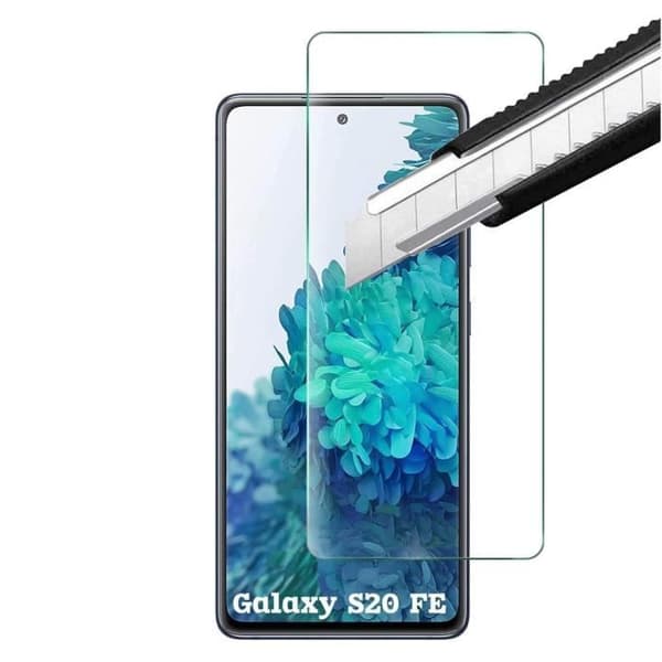 Skyddsglas - Toproduits® - Samsung Galaxy S20 FE - Härdat glas - 3-pack - Rep-resistant Transparent