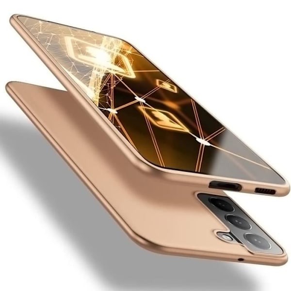 Skyddande mjuk silikonfodral i guld för Samsung Galaxy A14 5G - BOOLING gyllene