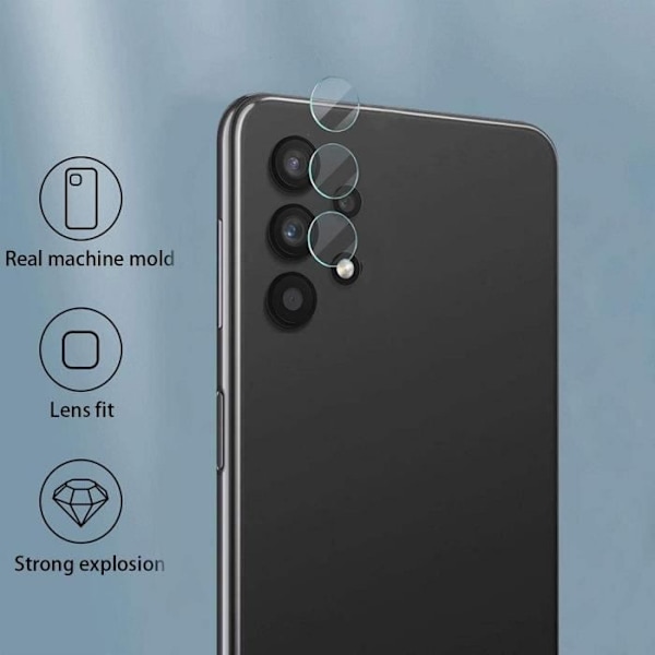 Skyddsskal - BOOLING - Samsung Galaxy A32 5G - TPU Transparent - Inkluderar 2 Härdade Glas - Flexibel Transparent