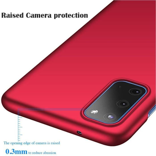 Samsung S20-fodral, matt finish [Ultra Light] [Ultra Thin] Anti-Scratch Hard Shell Case Cover för Samsung Galaxy S20(2TT)