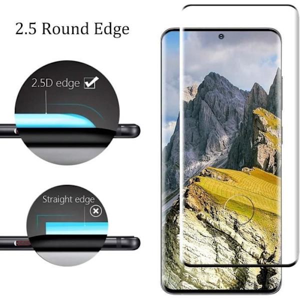[2 delar kompatibel för Samsung Galaxy S20 härdat glas, Samsung S20 glas, Samsung S20 skärmskydd [3D-Touch-9H