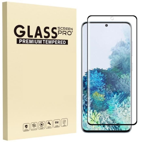 [1 förpackning] Samsung S20 härdat glas, skärmskydd Glasskydd för Samsung Galaxy S20 (6,2") Full täckning
