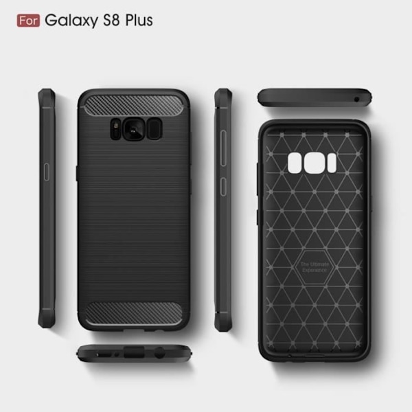 Coque - Samsung - Galaxy S8 - Ultra-Lätt - Flexibel - Full åtkomst till portar Svart