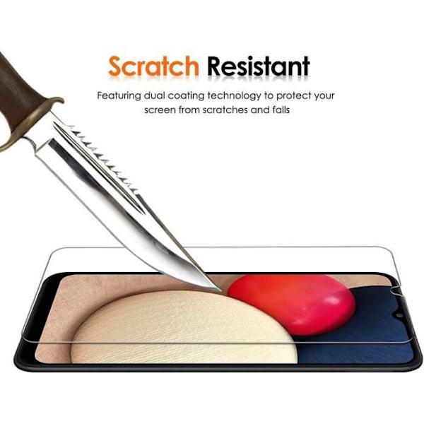 Paket med 4 härdat glas för Samsung Galaxy A22 5G - A02S - A03 - Nokia 1.4Anti Ray 985 skärmskyddsfilm av härdat glas -