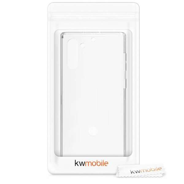 Fodral - kwmobile - Samsung Galaxy Note 10 - Hel skydd - TPU - Silikon Transparent