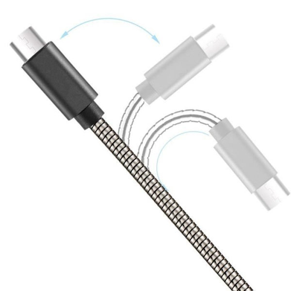 Micro USB-kabel - Ej specificerad - 1M - Kompatibel med Android - Färg Svart - Micro USB-kontakt