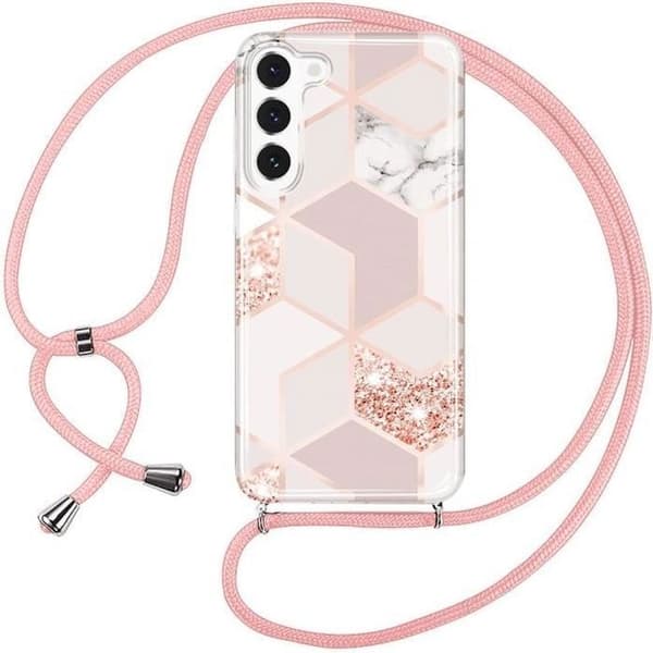Coque - BOOLING - för Samsung Galaxy S23 - Rosa - Stötresistent - Repbeständig Rosa