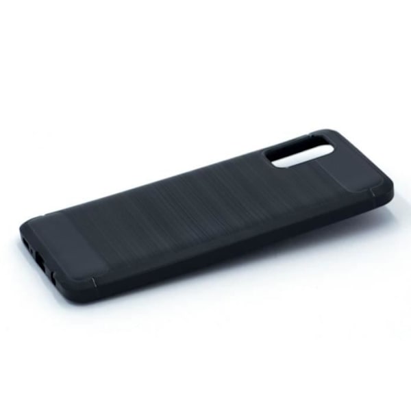 Flexibelt fodral - Samsung - Galaxy A31 - Svart - Borstat kolfiber-effekt - Hållbart skydd