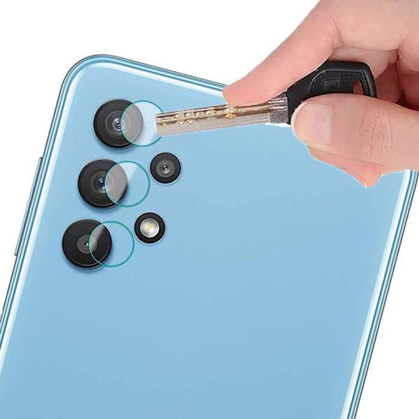 Skyddskamera i Härdat Glas - BOOLING - för Samsung Galaxy A32 - Transparent - Härdat Glas - Paket med 2 Transparent