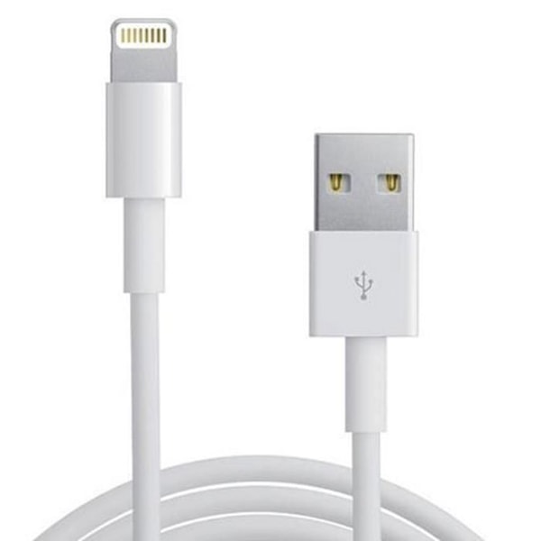 USB-laddnings- och synkroniseringskabel för iPhone 5 / 5S / 5C / 6 / 6+ / 6S (Vit) Vit