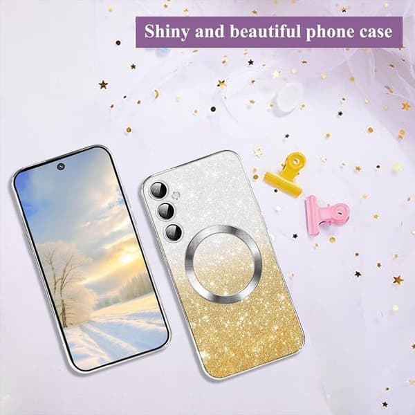 Skyddsskal - BOOLING - för Samsung Galaxy A07 - Mjuk - Guld - Stötsäker gyllene