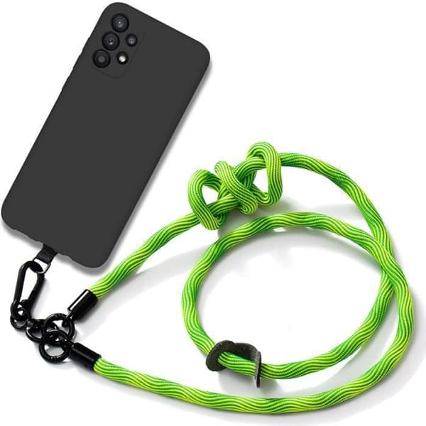 Skyddsskal - BOOLING - Samsung Galaxy A32 5G - Stötsäker - Rep-resistant - Svart Grön