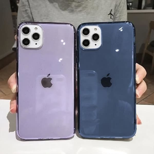 Coque och härdat glas - BOOLING - för iPhone 13 mini - Mörkblå - Repfria - Stöttålig marinblå