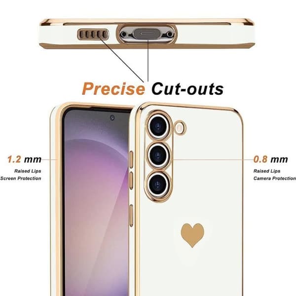 Skyddande skal - Samsung - Galaxy A06 - Silikon - Stötsäkert - Slim - Vit Vit