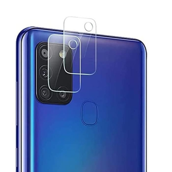 2 bakre kamera härdat glasögon för Samsung Galaxy A21s - BOOLING - Transparent - härdat glas Transparent