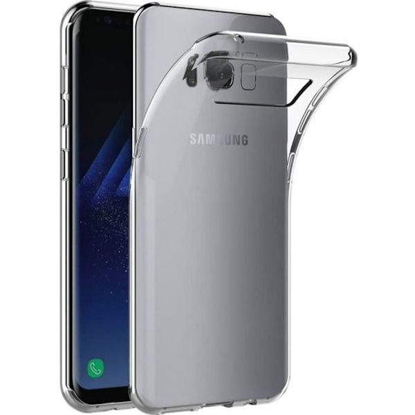Samsung Galaxy S8-fodral, genomskinligt silikonfodral för Galaxy S8-fodral (5,8 tum) SilikonfodralT53253TK