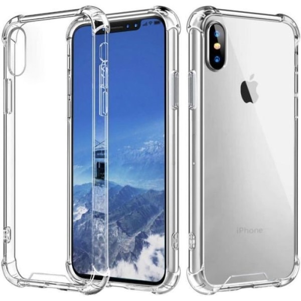 Transparent stötsäkert silikonfodral till Iphone X