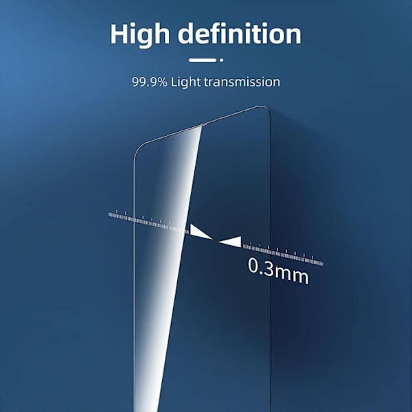 Härdat Glas - iPhone 16 Pro Max - 3 Bitar - Skydd 9H - Repbeständig - Transparent Transparent