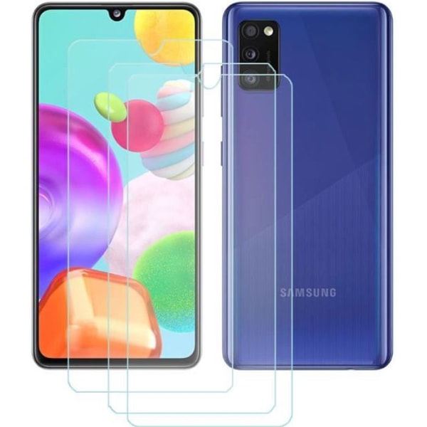 FZ 3-pack härdat glas för Samsung Galaxy A41 (6,1"), HD-glasskyddsfilm Stötsäker skyddsfilm