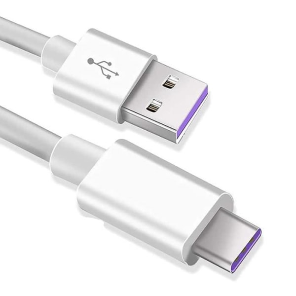 USB C-kabel [1M] USB-typ C-kabel 5A snabbladdarkabel för Samsung Galaxy S20 S8 S9 S10 S21 A50 A51 A40 A20e, Huawei P30